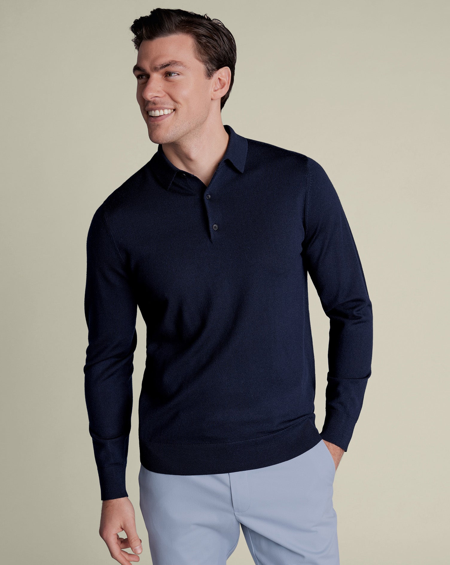 Pure Merino Knitted Polo