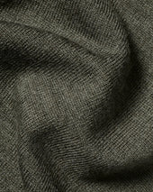 Pure Merino Zip Neck Jumper Green Melange