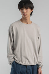 Crewneck Long Sleeve Knit T Shirt