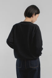 Crewneck Long Sleeve Knit T Shirt