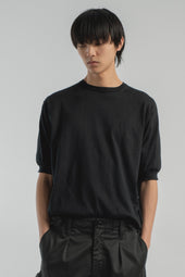 Crewneck Short Sleeve Knit T Shirt