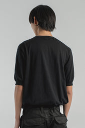 Crewneck Short Sleeve Knit T Shirt