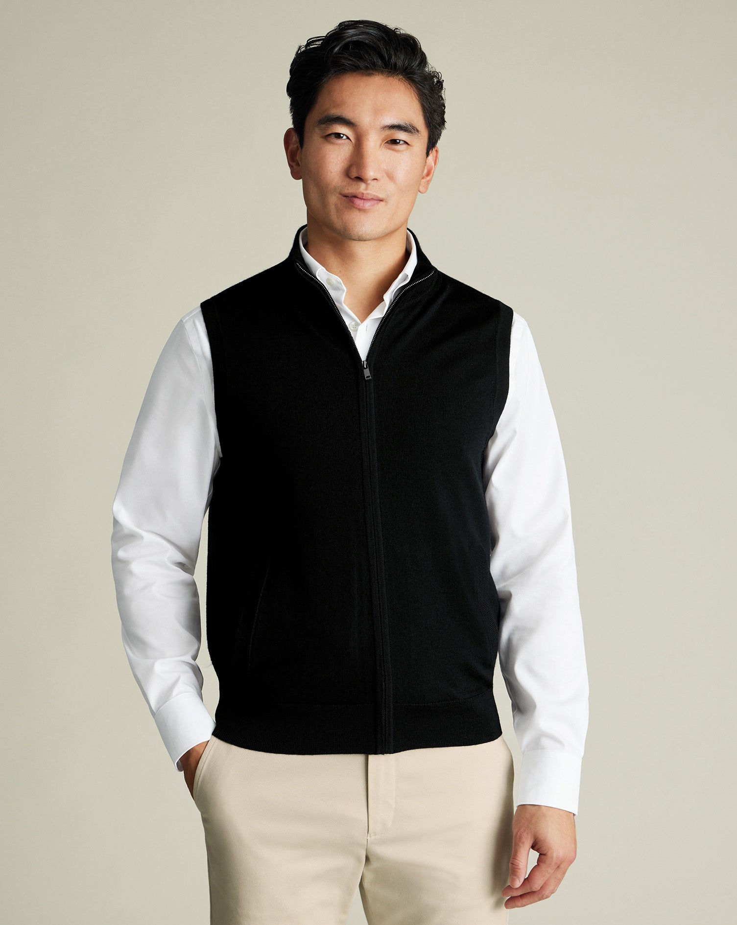 Pure Merino Zip Vest