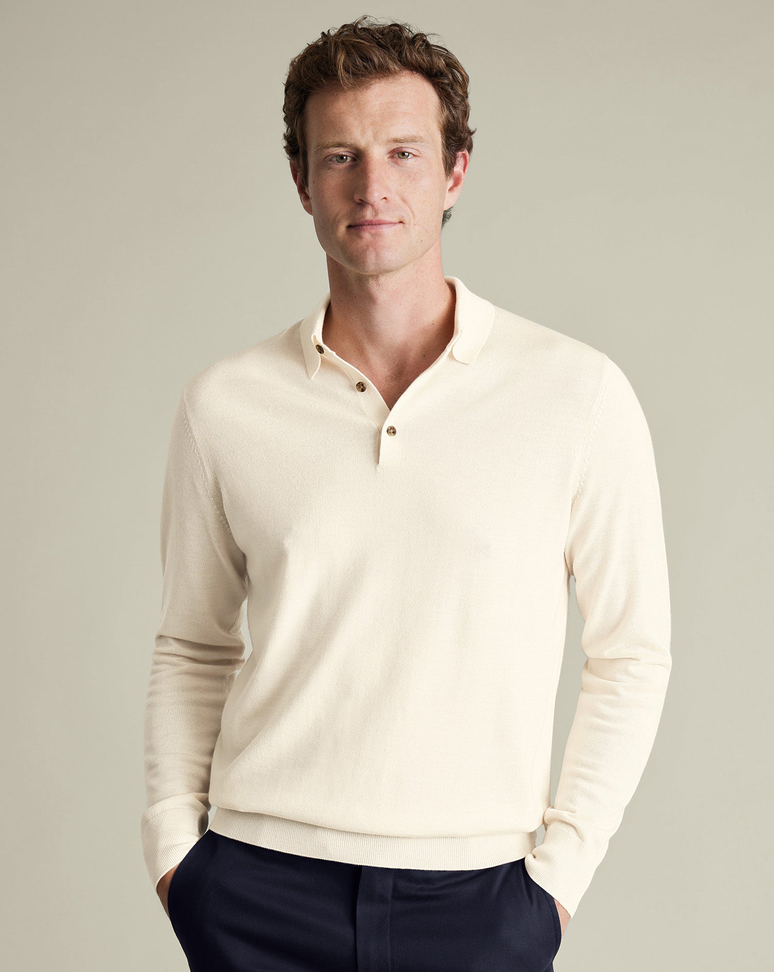 Pure Merino Knitted Polo