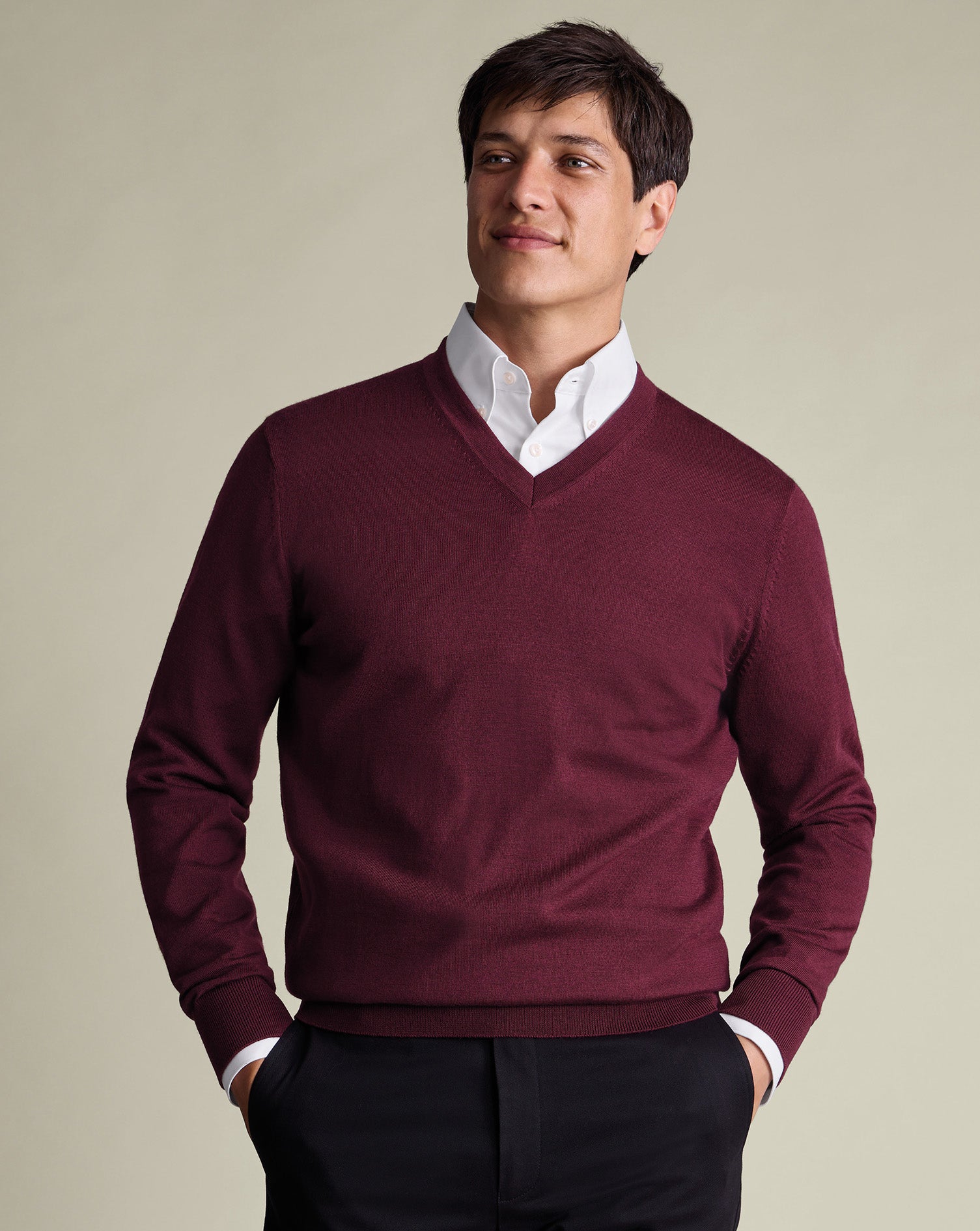 Pure Merino V Neck Jumper