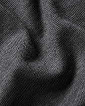 Pure Merino Zip Neck Knitted Polo Gray