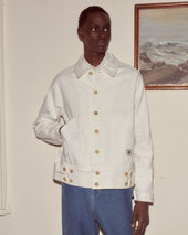Knolly Brook Side Tab Jacket - White