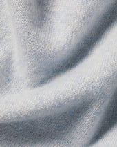 Pure Cashmere Quarter Zip Sweater Ice