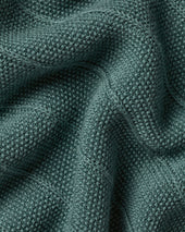 Cotton Stripe Texture Knitted Polo