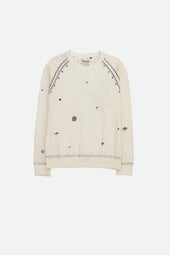 Hand Embroidered Cotton Sweatshirt