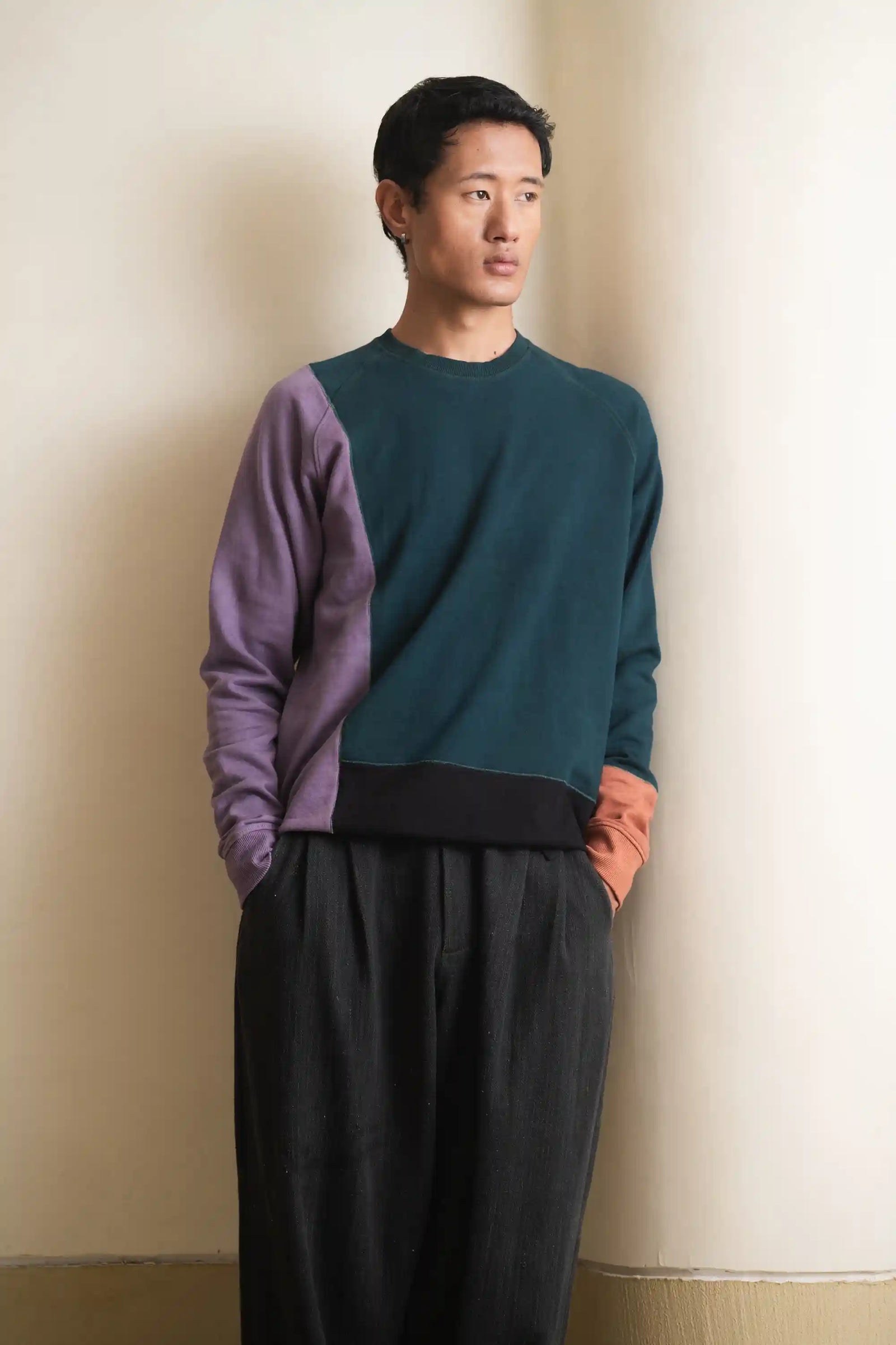 Kolz Sweatshirt In Patchwork