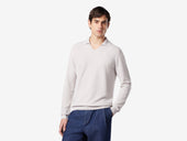 Herringbone Polo Neck