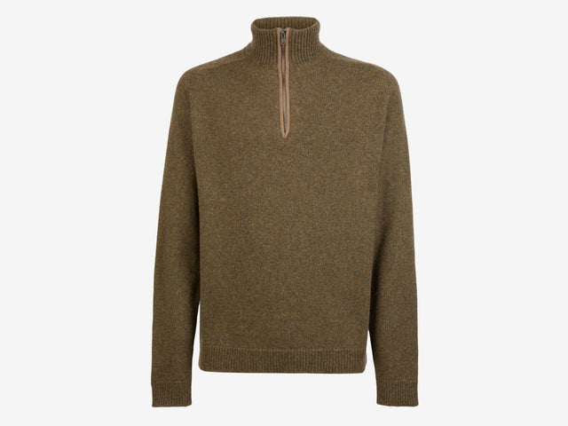Half Zip Mouliné