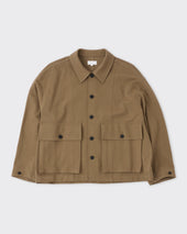 High Twist Work Jacket, Khaki