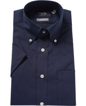 Short Sleeve Shirt Button Down Panama J Tech Easy Care