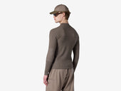 Multistitch Mock Neck