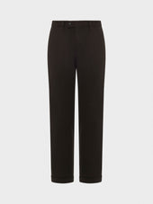 Pantalone In Cotone Stretch Marrone