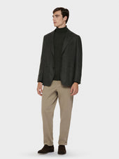 Pantalone In Cotone Stretch Sabbia