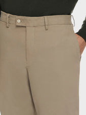 Pantalone In Cotone Stretch Sabbia
