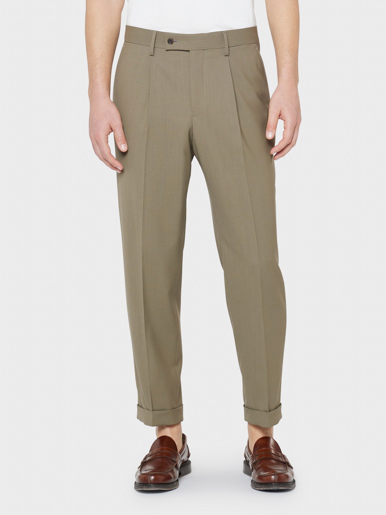 Pantalone In Tropical Di Lana Houdini