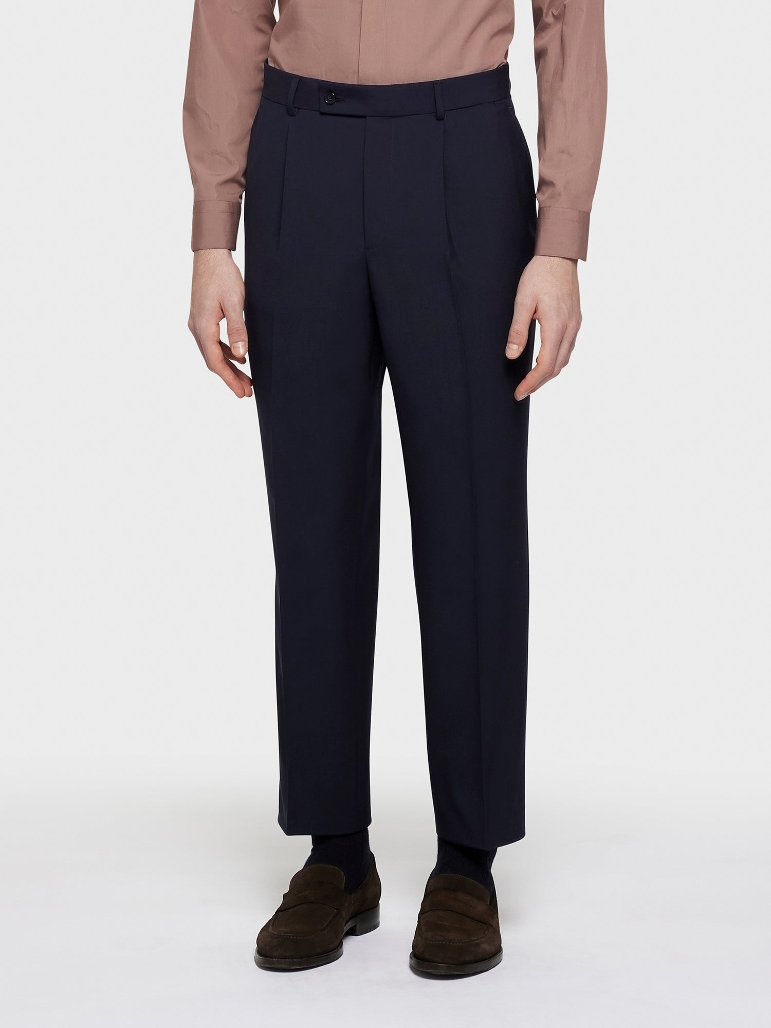 Pantalone In Lana Blu