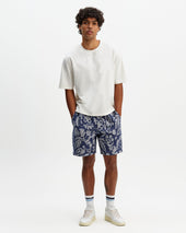 Kurt And Ecru Floral Jacquard Shorts