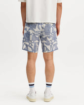 Kurt And Blue Geometric Embroidered Shorts