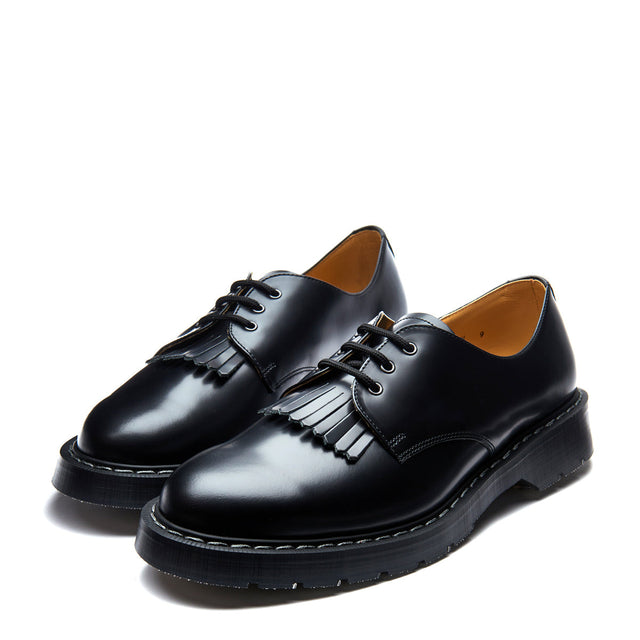 Black Hi-Shine Gibson Shoe & Shoe Kiltie
