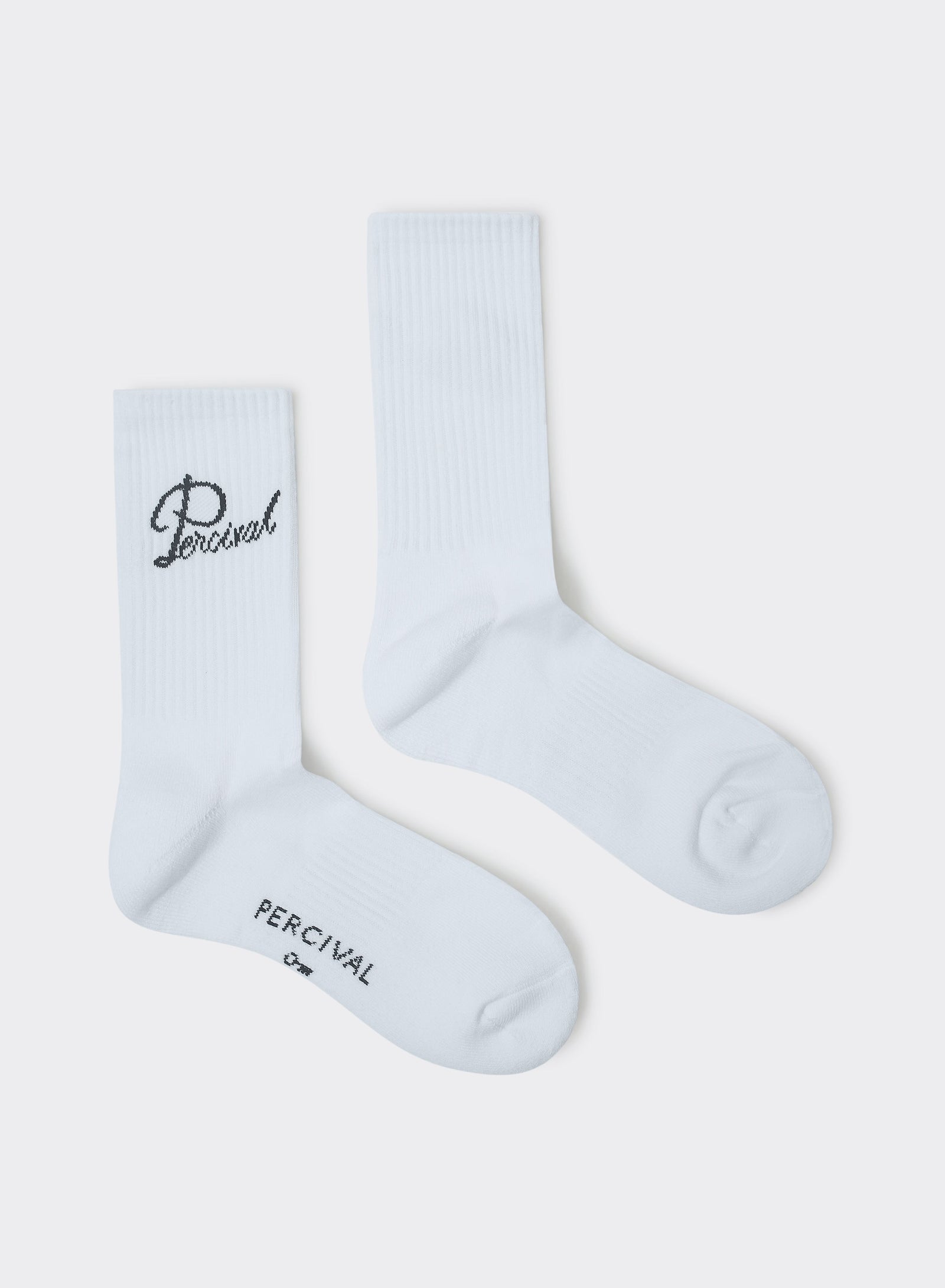 Kingsley Jacquard Socks | Cotton | White