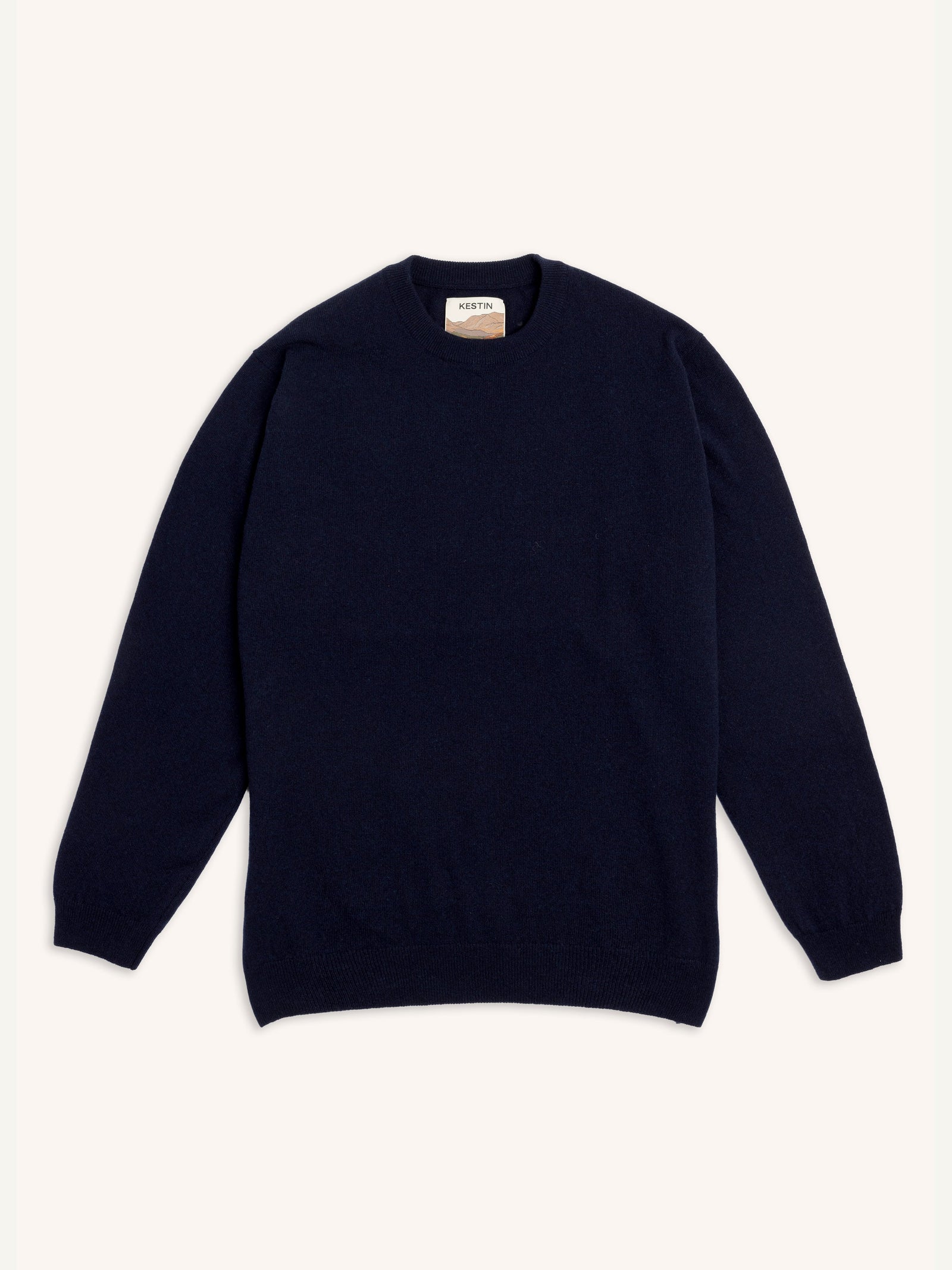 Teviot Crew Neck In Merino Wool Cashmere
