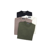 Knitted T Shirt In Merino Wool