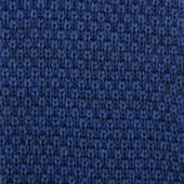 Knitted Woollen Tie in Blue