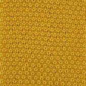 Knitted Woollen Tie in Gold