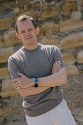 Knitted T Shirt In Merino Wool