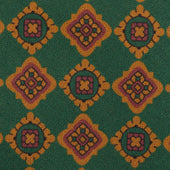 Copper Madder Silk Tie - Forest - Hand-Rolled