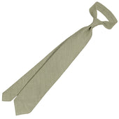 Japanese Ramie Tie Pistachio Hand Rolled