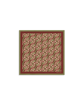 Silk Chain Link Monogram Scarf