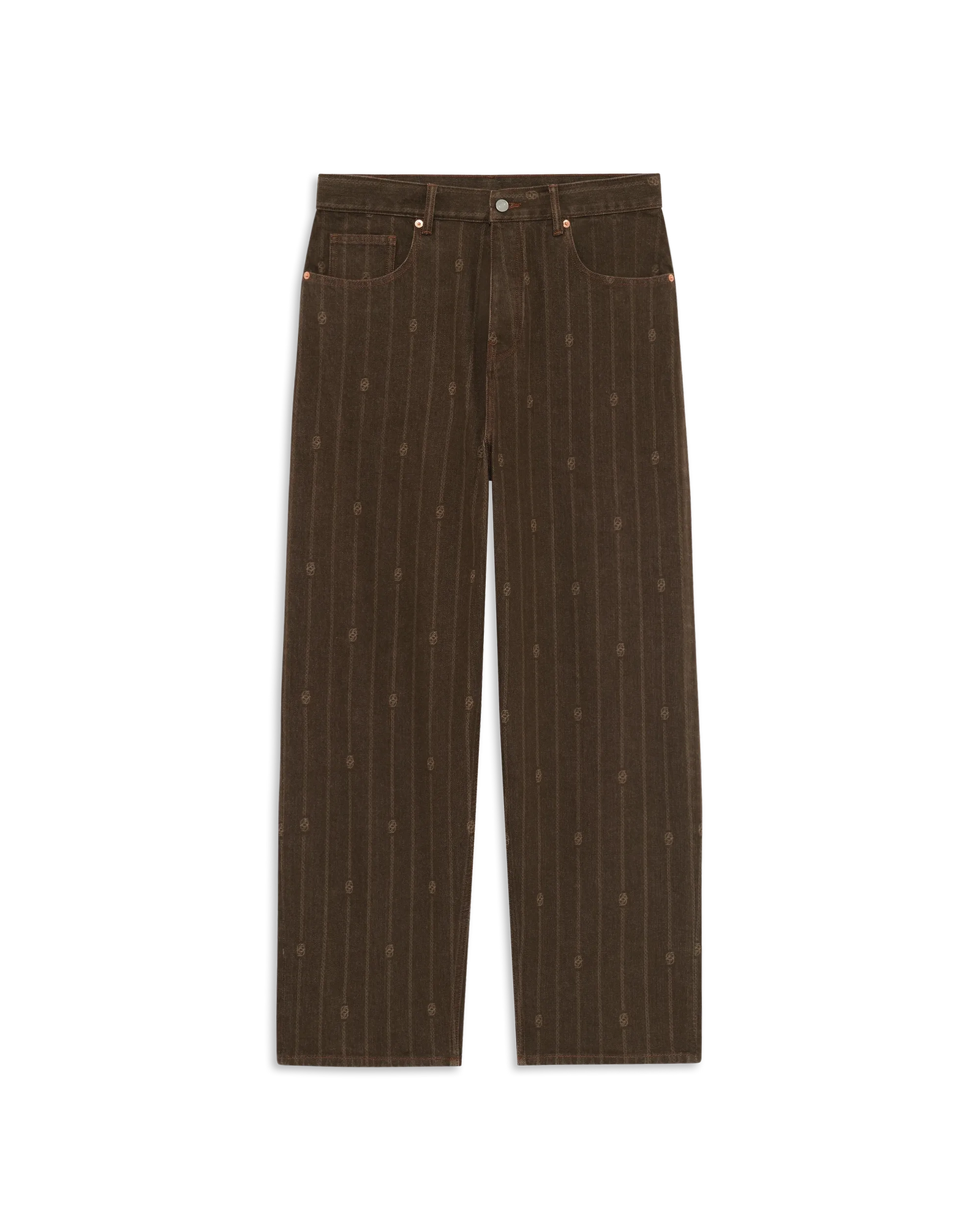 Monogram Baggy Jeans