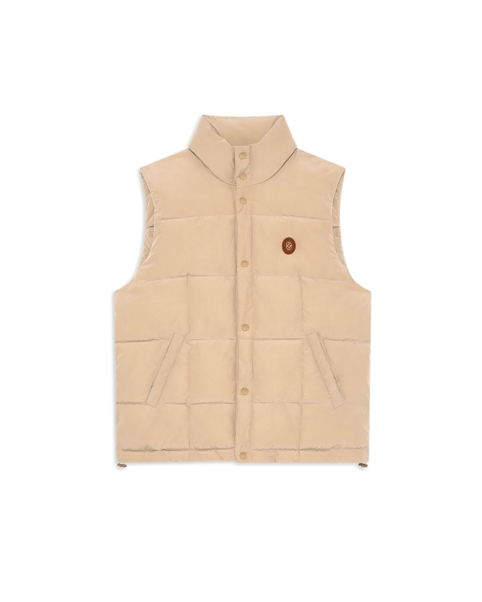 D Mirror Sleeveless Down Vest