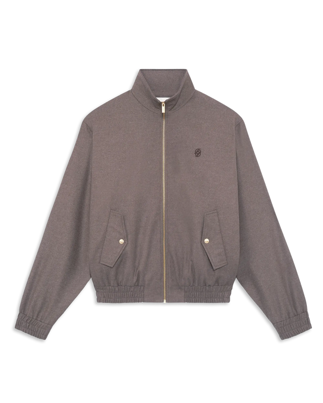 Embroidecolors.red Flannel Track Jacket