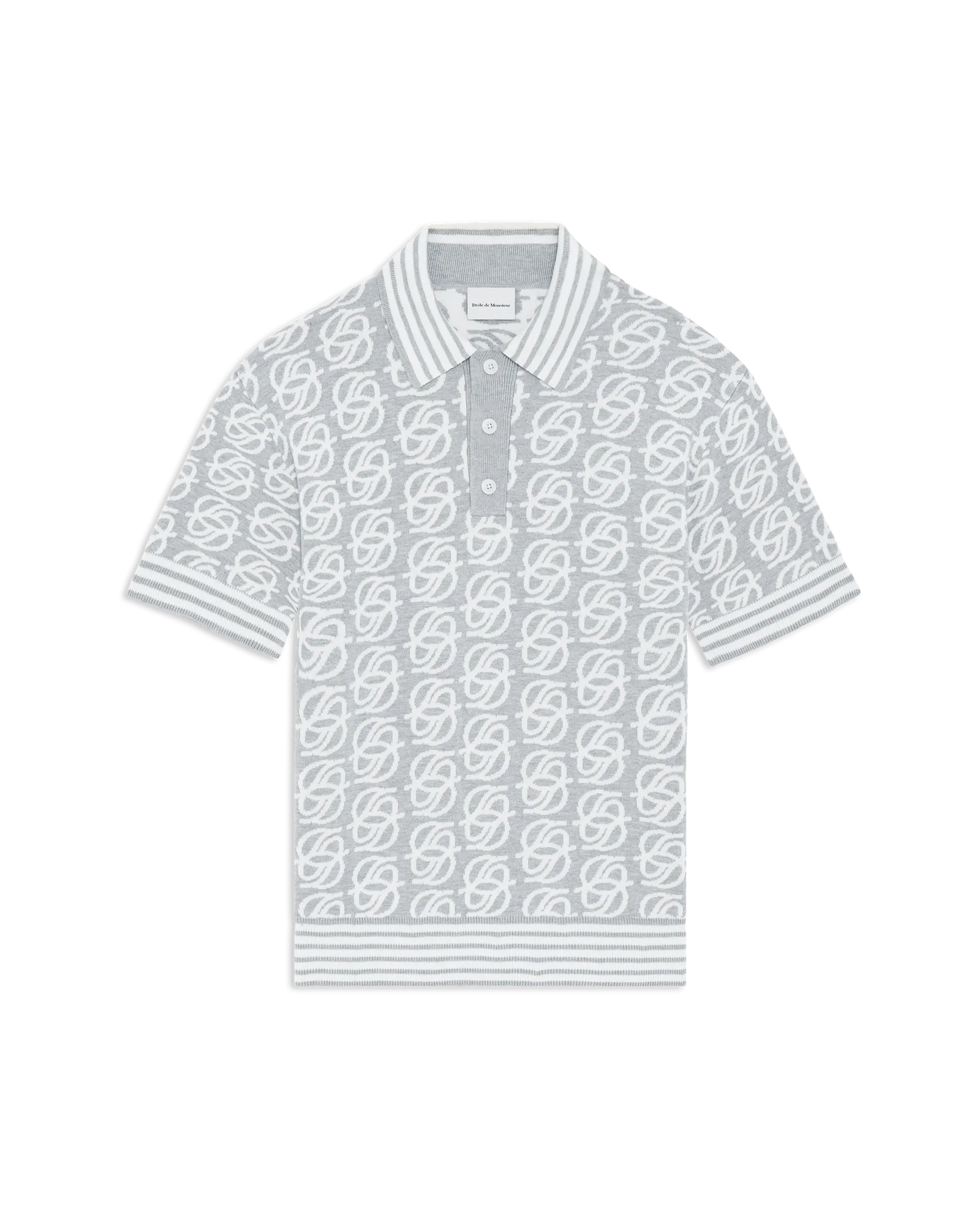 D Mirror Monogram Knit Polo