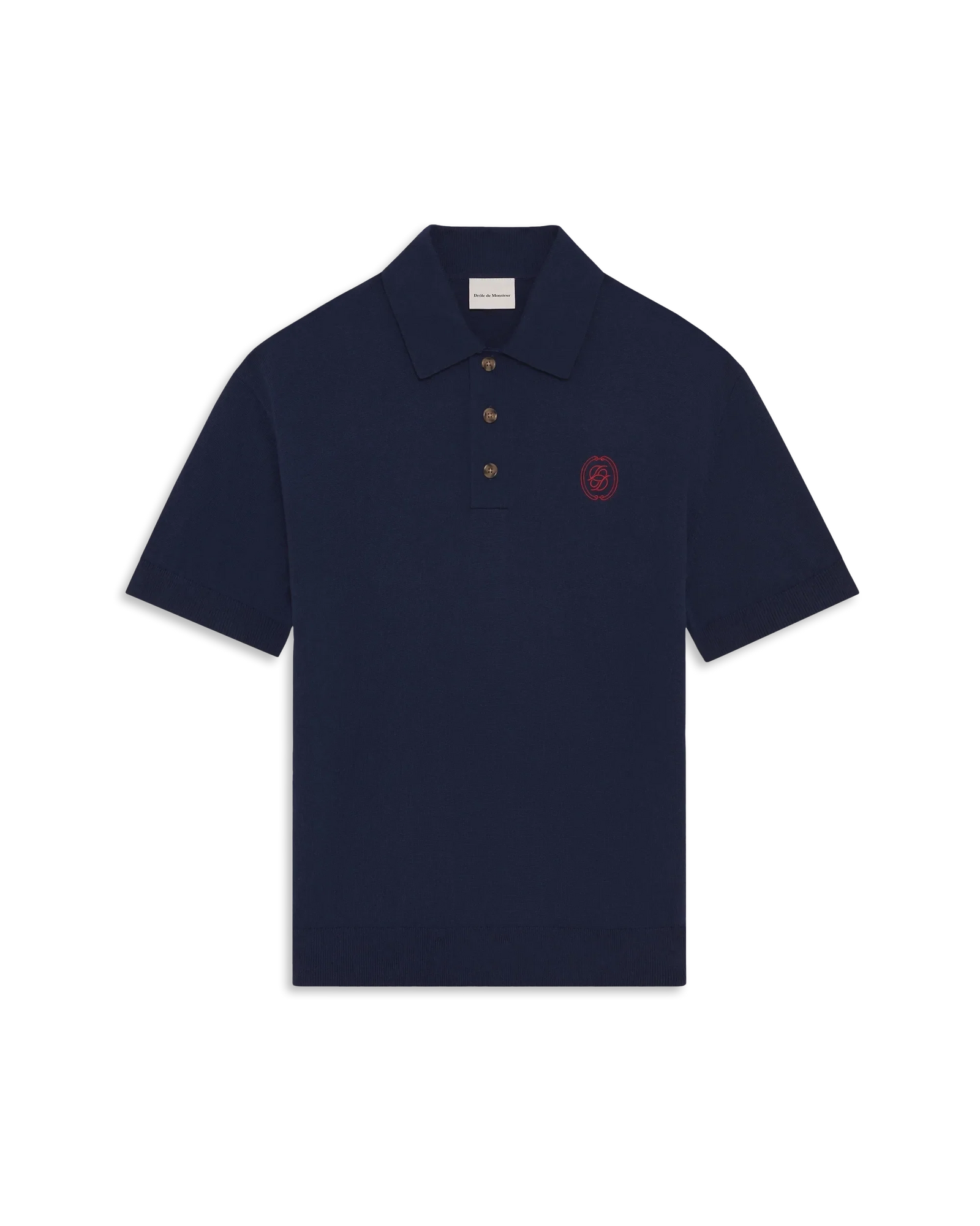 D Mirror Knit Polo
