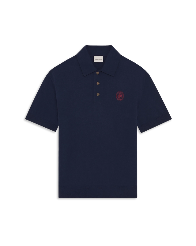 D Mirror Knit Polo