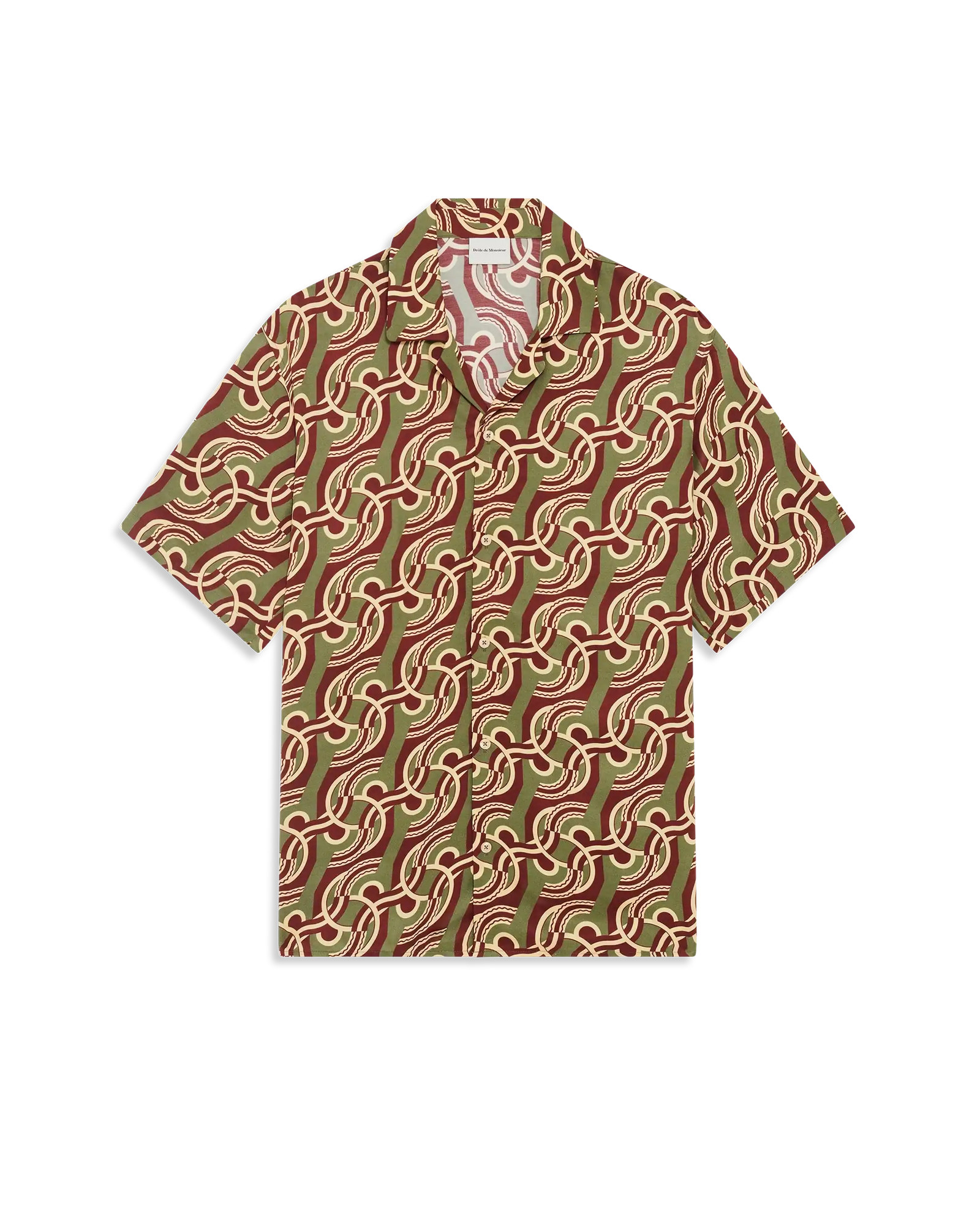 Viscose Chain Link Monogram Shirt