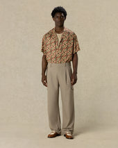 Viscose Chain Link Monogram Shirt