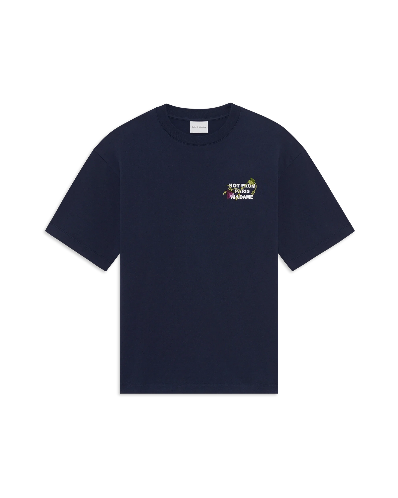 Vine Embroidered Slogan T Shirt