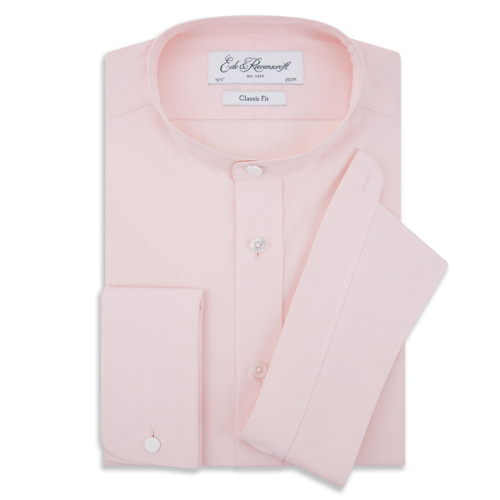 Ellis Pink Poplin Cotton Tunic Shirt