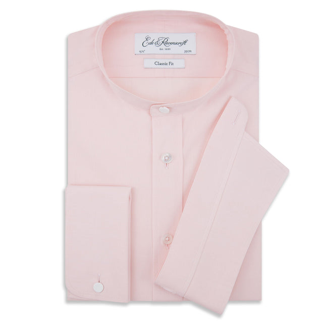 Ellis Pink Poplin Cotton Tunic Shirt