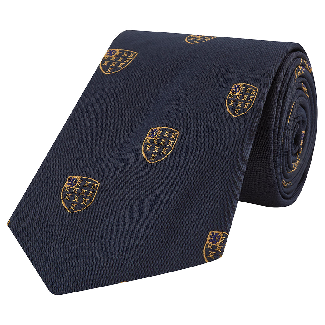 Lincoln's Inn Crest Navy Gold Silk Tie