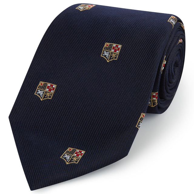 Inns of court Crest Navy Gold Silk Tie